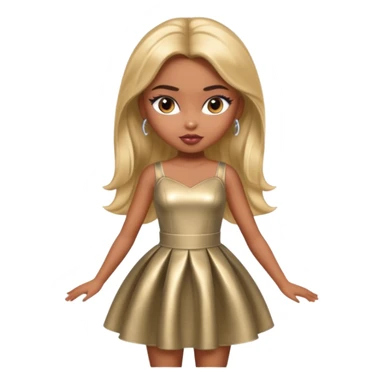 a pretty bratz dusky girl in a metri sticker