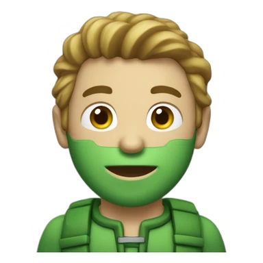 Homme araignée vert sticker