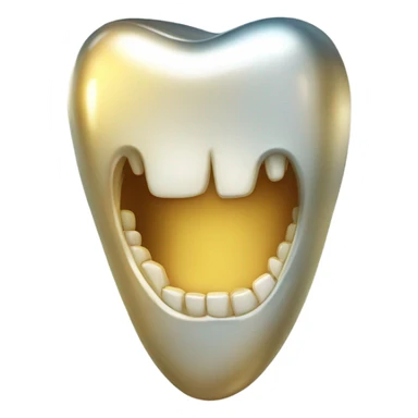 Golden tooth  sticker