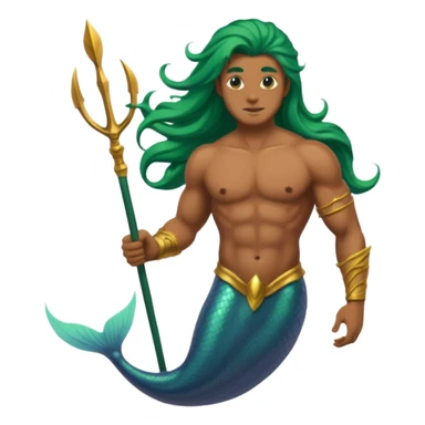 Merman sticker