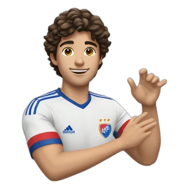 João Félix gesto con las manos  sticker