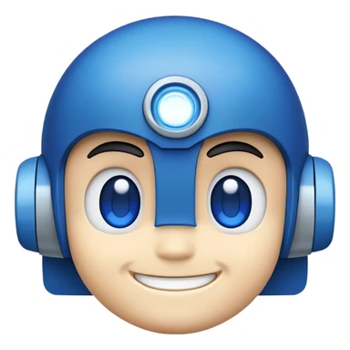 Megaman emoji sticker