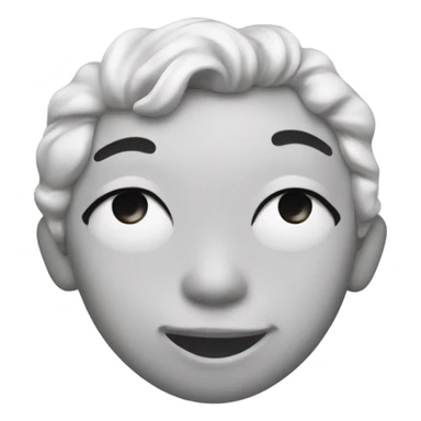 Kissy face with peace sign sticker