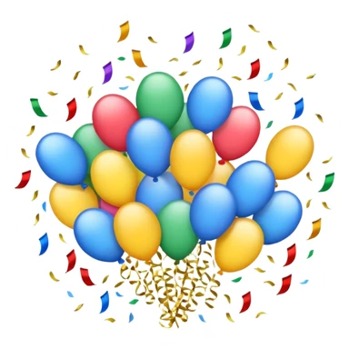 Un emojin de  anul nou sticker