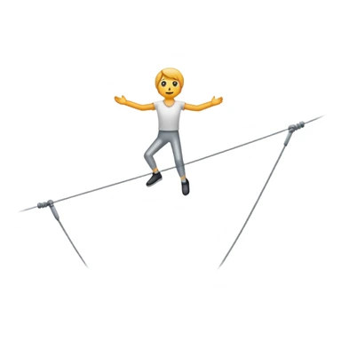 tightrope 
 sticker