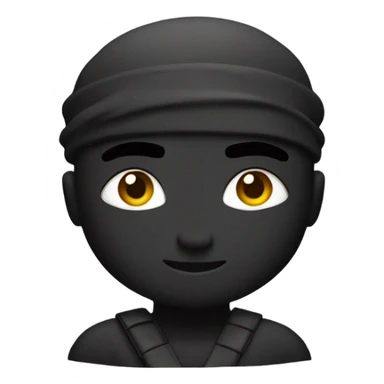 Ninja with a low taper fade sticker