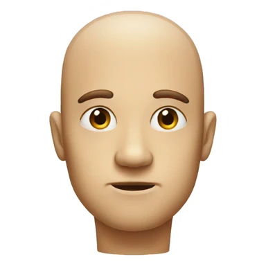 head with a HUGE forehead sticker