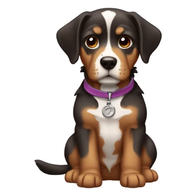 Cachorro formatura  sticker