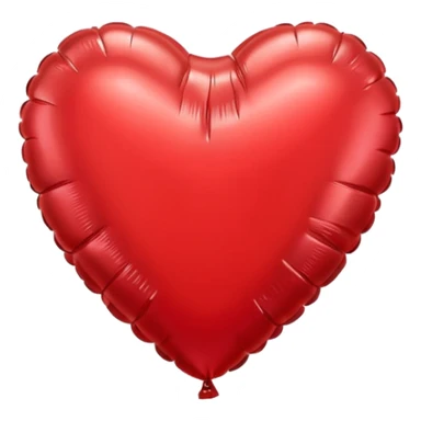 Foil balloon heart, remove background sticker