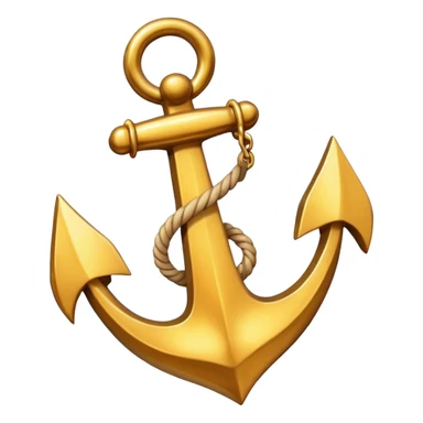 Anchor ambersand sticker
