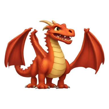 Dragon with a chad face sticker