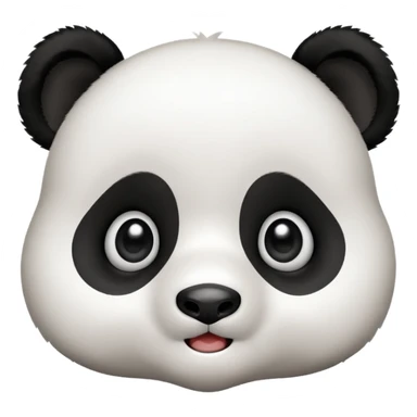extremely shocked baby panda bear sticker