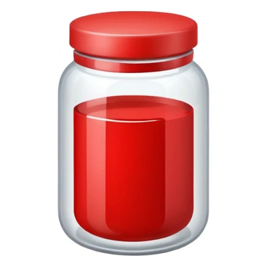 Paint Color Jar red sticker