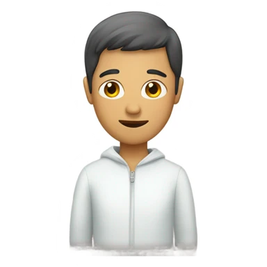 Person in mirror sticker