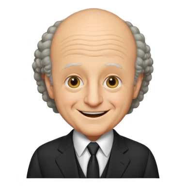 Larry Fine sticker