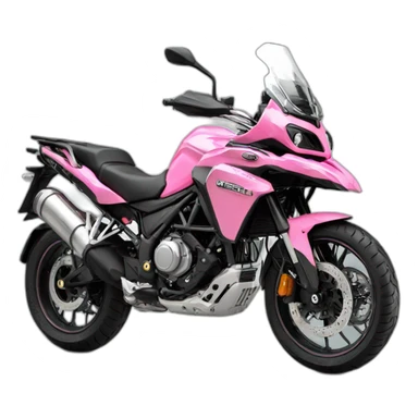 Moto benelli trk 502X rosa sticker