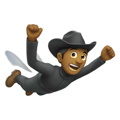 flying fences.  sticker