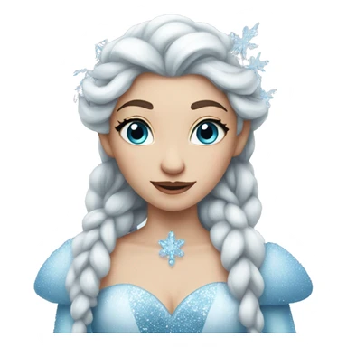 fairy-tale Snow Queen sticker