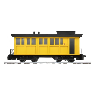 a little yellow narrow-gauge railway sticker