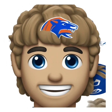 Boise state football sticker