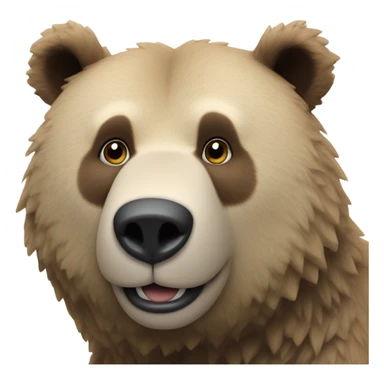 orso blu che saluta sticker