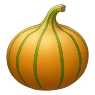 Gourd with lines sticker