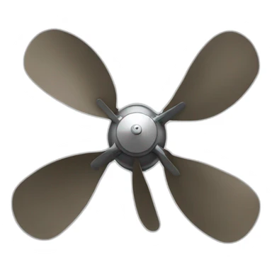 Propeller fan sticker