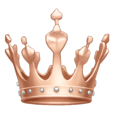 Rose gold crown  sticker