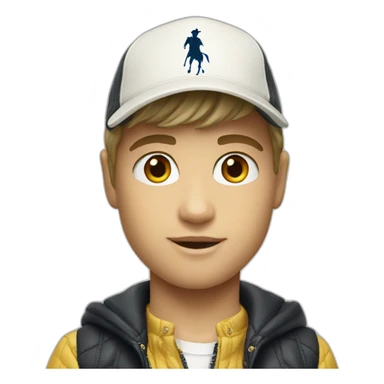 White Boy with Ralph Lauren cap sticker