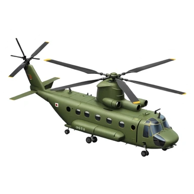 Chinook helicopter sticker
