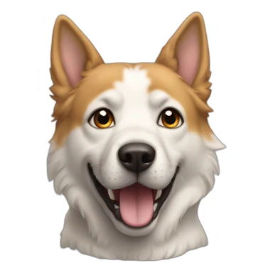 canine theeth sticker