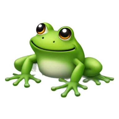 Frozen Pond with a frog sticker