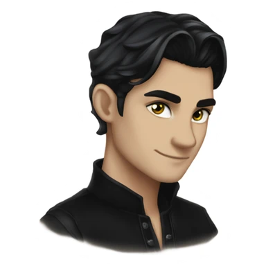 Rhysand from ACOTAR, faerie, pointed ears sticker