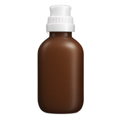 brown gel bottle sticker