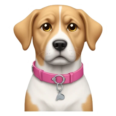 sad-dog-and-cat-with-collars sticker