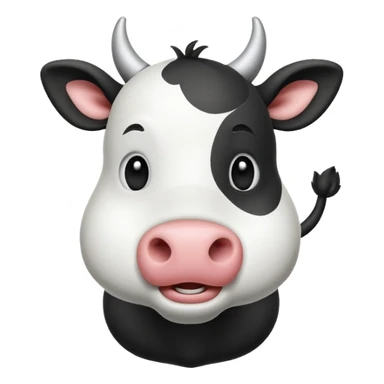 pantomime cow sticker
