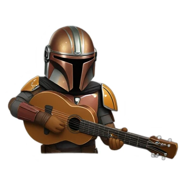 the mandolorian happy sticker
