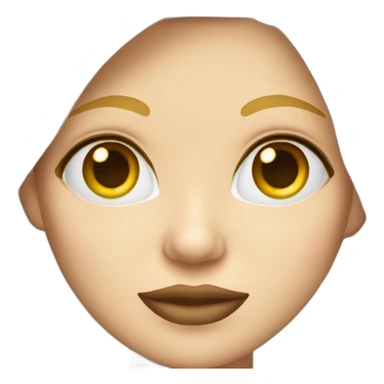 Femme blonde qui a un œil au milieu du front et à des moustaches de chat sticker