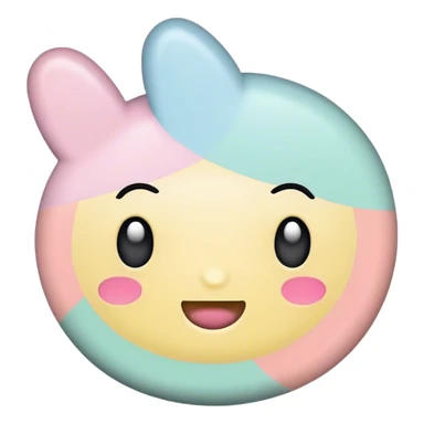 pastel sign say "hello" sticker