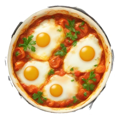 Shakshuka dish  sticker