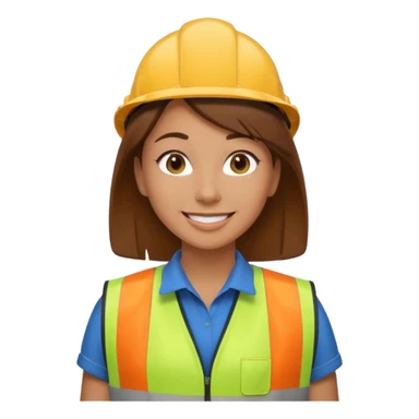 women, Waste Management, safety vest sticker