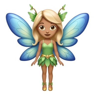 3D emoji stylé fée  sticker