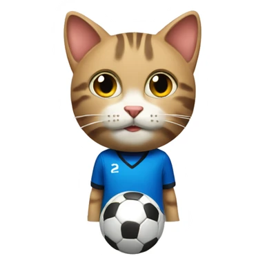Futboller cat sticker