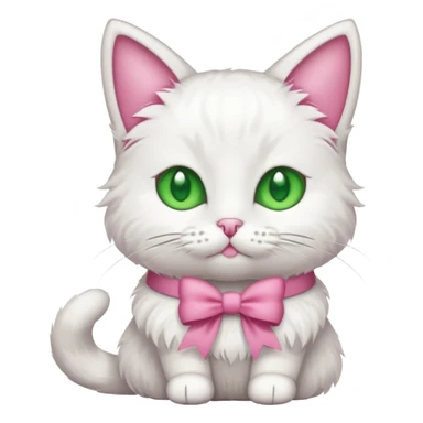 ℂ𝕒𝕥 𝕨𝕚𝕥𝕙 𝕒 𝕡𝕚𝕟𝕜 𝕓𝕠𝕨 𝕤𝕚𝕥𝕥𝕚𝕟𝕘 𝕕𝕠𝕨𝕟 sticker