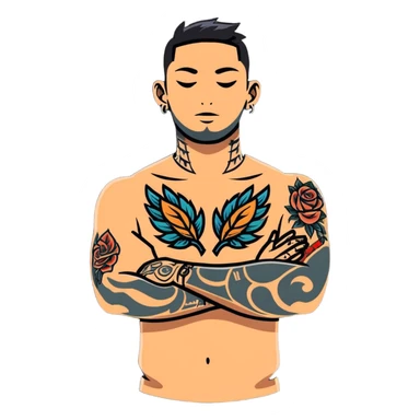 Tattoo master sticker