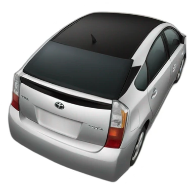 black-toyota-prius-2008 sticker
