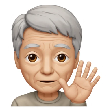 Hii hand + face sticker