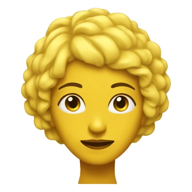 yellow woman relax sticker