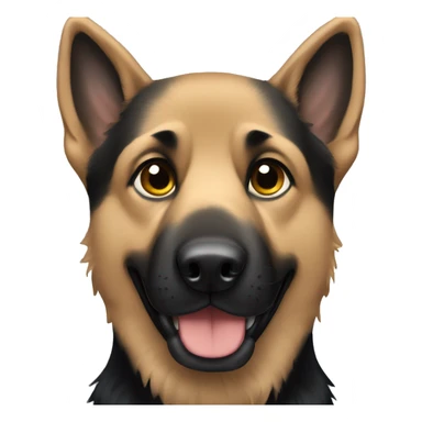 black german sheperd sticker