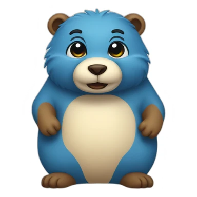 blue gopher sticker